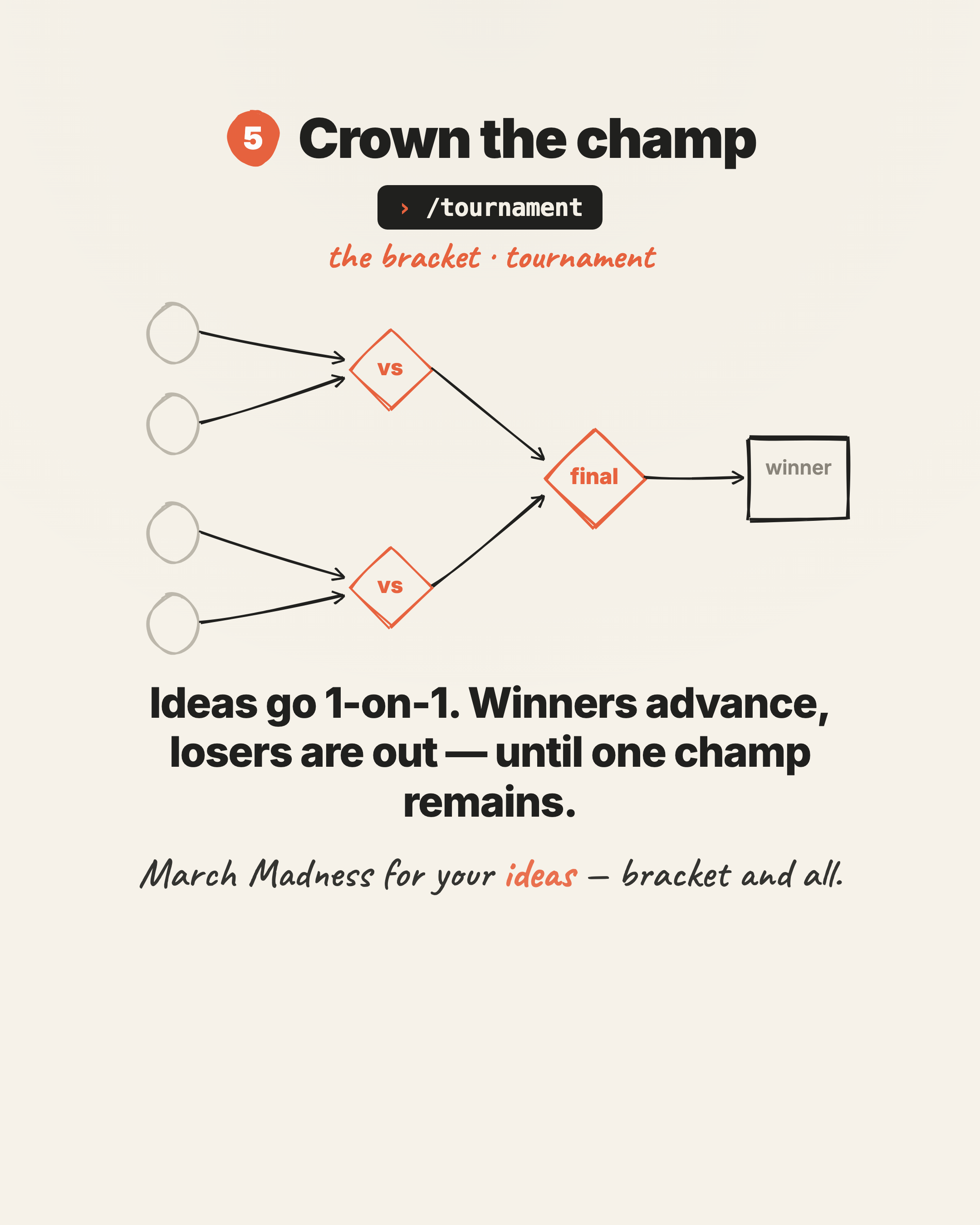 Last one standing — /tournament